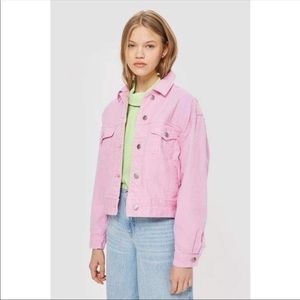 Topshop Moto Womens Bubble Gum Pink 